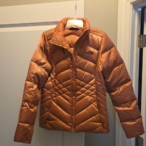 The North Face Salmon Quilted Spring Jacket Sz Small